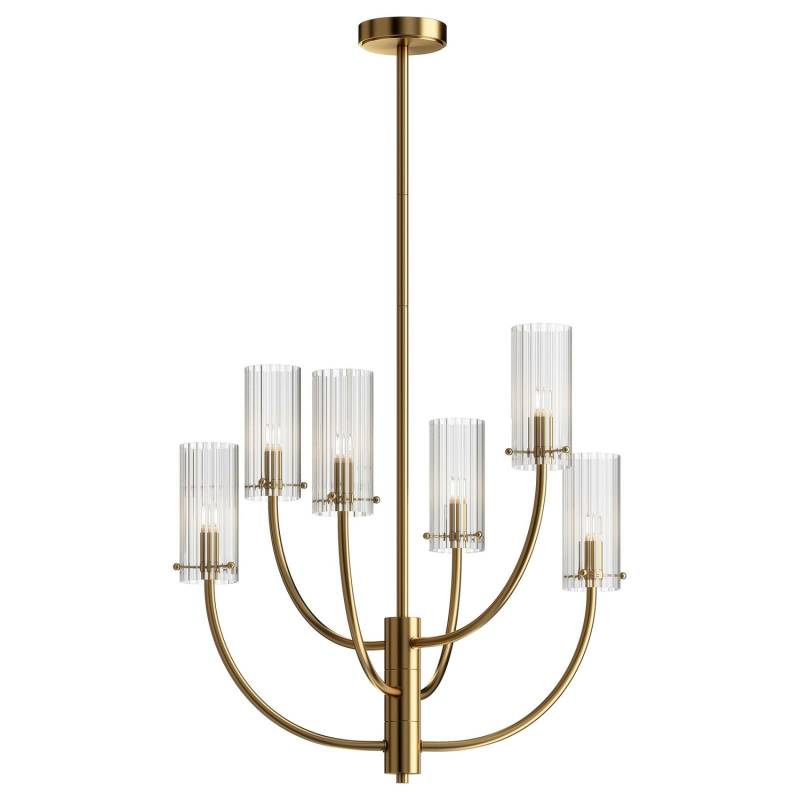 Maytoni Arco Hängeleuchte Hängeleuchte Lampe Kronleuchter 6 Flmg. G9 Messing Kla B-Ware von MAYTONI