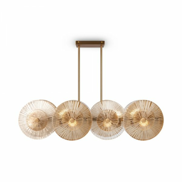Maytoni Aster Hängeleuchte Hängelampe Leuchte Lampe Licht Mit Balken 8 Flammi49 B-Ware von MAYTONI