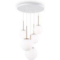 Maytoni - Basic form Basic Form Moderne 5-flammige Cluster-Pendel-Deckenleuchte Gold E14 von MAYTONI