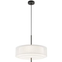 Maytoni Bergamo Moderne zylindrische Pendelleuchte, schwarz, 5 x E27, weißer Schirm Maytoni Bergamo Moderne zylindrische Pendelleuchte, schwarz, 5 x E27, weißer Schirm von MAYTONI