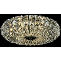 Broche Unterputz-Deckenlampe Nickel & Kristall, 4 Licht, E14 von MAYTONI