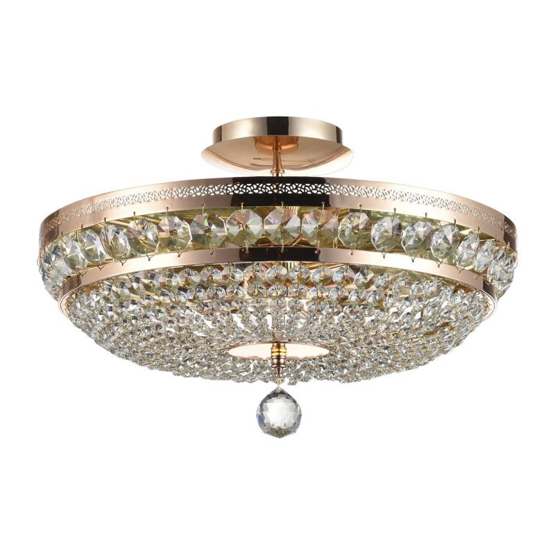 Maytoni Deckenleuchte Lampe Kristalle Ottilia Gold ø 435 Cm Hauptbeleuchtung B-Ware von MAYTONI