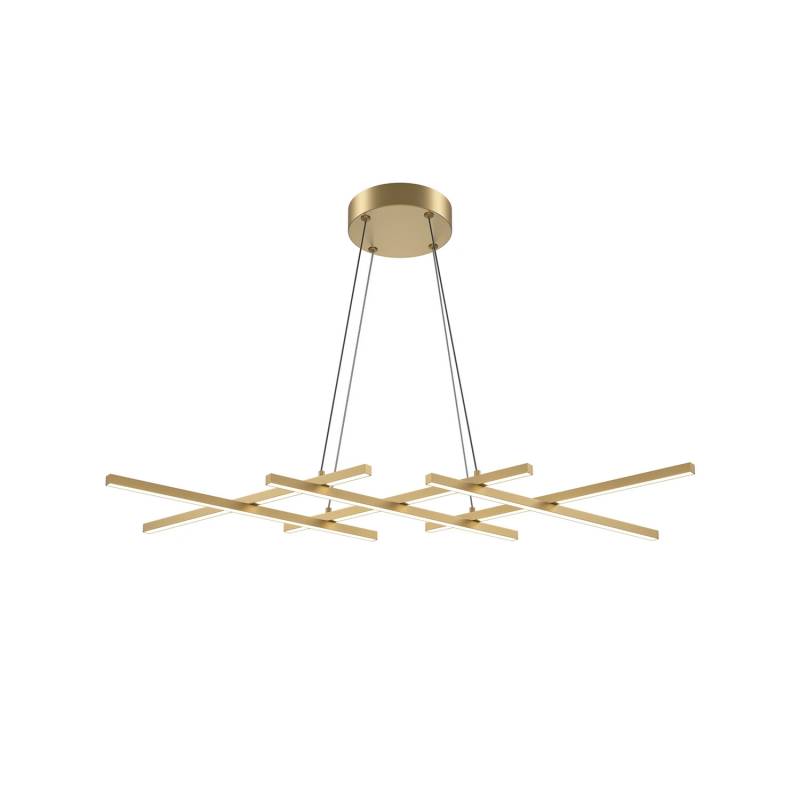 Maytoni Led Hängeleuchte Halo Messingfarben Länge 1035 Cm Deckenlampe Lampe B-Ware von MAYTONI