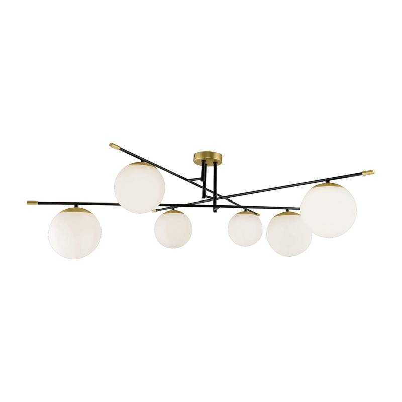 Maytoni Nostalgia Deckenlampe Deckenleuchte Lampe Leuchte 6 Flammig Gold Glas642 B-Ware von MAYTONI