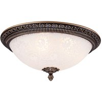 Maytoni - Pascal Flächenbündige Deckenleuchte Bronze Antik, 3-flammig, E27 Maytoni - Pascal Flächenbündige Deckenleuchte Bronze Antik, 3-flammig, E27 von MAYTONI