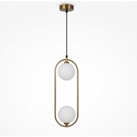 Maytoni - Ring Moderne 2-flammige Kugel-Pendel-Deckenleuchte Messing G9 Maytoni - Ring Moderne 2-flammige Kugel-Pendel-Deckenleuchte Messing G9 von MAYTONI
