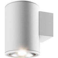 Maytoni - Wandleuchte Außenleuchte Wandlampe led Weiss Metall Glas Spotleuchte h 12 cm von MAYTONI