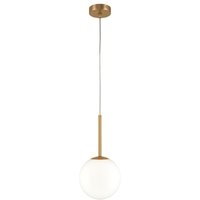 [NEUWERTIG] Maytoni Basic Form Hängeleuchte Deckenlampe Pendelleuchte Weiß/Gold 1 Flg E14 B-Ware von MAYTONI