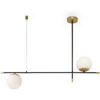 Pendelleuchte Hängelampe Deckenlampe Esszimmerleuchte Matt-Gold 2-Flammig l 95cm Pendelleuchte Hängelampe Deckenlampe Esszimmerleuchte Matt-Gold 2-Flammig l 95cm von MAYTONI