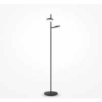 Maytoni - Fad Moderne 2-flammige, dimmbare LED-Stehleuchte, mattschwarz, 3000K von MAYTONI