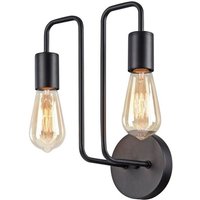 Maytoni - Wandlampe Wandleuchte Wohnzimmerlampe Schlafzimmer 2 flammig Metall schwarz E27 von MAYTONI