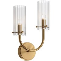 Wandlampe Wandleuchte Wohnzimmerlampe Schlafzimmerleuchte Flurlampe Metall Glas von MAYTONI