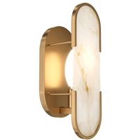 Wandleuchte Wandlampe Flurlampe Schlafzimmerlampe Metall Marmor Gold h 29,5 cm Wandleuchte Wandlampe Flurlampe Schlafzimmerlampe Metall Marmor Gold h 29,5 cm von MAYTONI