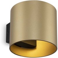 Maytoni - Wandleuchte Wandlampe Wohnzimmerleuchte Flur 1 flammig Alu matt gold G9 d 10 cm von MAYTONI