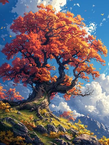 5D Diamond Painting Baum, Diamond Painting Erwachsene Landschaft, DIY Basteln Erwachsene, Full Diamant Kunst Malerei Stickerei Kreuzstich Set, Zimmer Deko und Wanddekor, Als Geschenke 100x135cm 8-2010 5D Diamond Painting Baum, Diamond Painting Erwachsene Landschaft, DIY Basteln Erwachsene, Full Diamant Kunst Malerei Stickerei Kreuzstich Set, Zimmer Deko und Wanddekor, Als Geschenke 100x135cm 8-2010 von MAYUPEOU