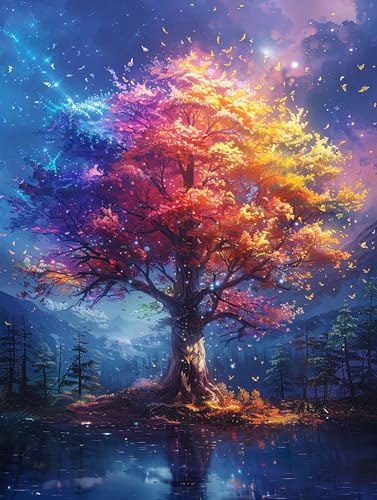 5D Diamond Painting Baum Des Lebens, Diamond Painting Erwachsene Landschaft, DIY Basteln Erwachsene, Full Diamant Kunst Malerei Stickerei Kreuzstich Set, Zimmer Deko Geschenke 100x130cm Z-1268 5D Diamond Painting Baum Des Lebens, Diamond Painting Erwachsene Landschaft, DIY Basteln Erwachsene, Full Diamant Kunst Malerei Stickerei Kreuzstich Set, Zimmer Deko Geschenke 100x130cm Z-1268 von MAYUPEOU