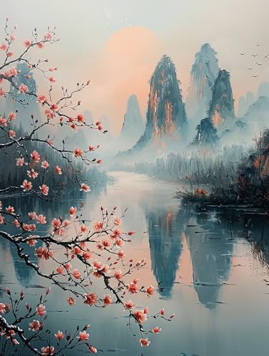 5D Diamond Painting Berg, Diamond Painting Erwachsene Baum, DIY Basteln Erwachsene, Full Diamant Kunst Malerei Stickerei Kreuzstich Set, Zimmer Deko und Wanddekor, Als Geschenke 100x135cm 2-2096 5D Diamond Painting Berg, Diamond Painting Erwachsene Baum, DIY Basteln Erwachsene, Full Diamant Kunst Malerei Stickerei Kreuzstich Set, Zimmer Deko und Wanddekor, Als Geschenke 100x135cm 2-2096 von MAYUPEOU