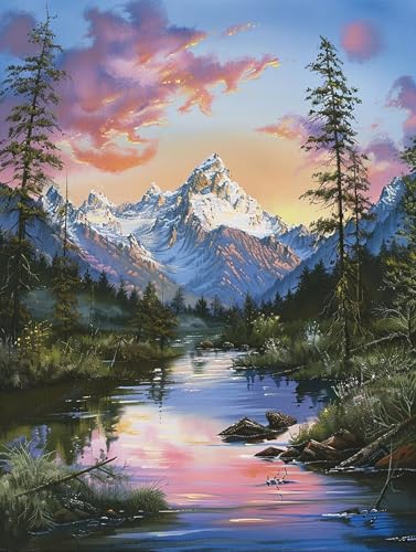 5D Diamond Painting Berg, Diamond Painting Erwachsene Rivers, DIY Basteln Erwachsene, Full Diamant Kunst Malerei Stickerei Kreuzstich Set, Zimmer Deko und Wanddekor, Als Geschenke 100x130cm B-3813 5D Diamond Painting Berg, Diamond Painting Erwachsene Rivers, DIY Basteln Erwachsene, Full Diamant Kunst Malerei Stickerei Kreuzstich Set, Zimmer Deko und Wanddekor, Als Geschenke 100x130cm B-3813 von MAYUPEOU