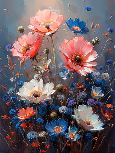 5D Diamond Painting Blume, Diamond Painting Erwachsene Pflanzen, DIY Basteln Erwachsene, Full Diamant Kunst Malerei Stickerei Kreuzstich Set, Zimmer Deko und Wanddekor, Als Geschenke 70x95cm J-1886 5D Diamond Painting Blume, Diamond Painting Erwachsene Pflanzen, DIY Basteln Erwachsene, Full Diamant Kunst Malerei Stickerei Kreuzstich Set, Zimmer Deko und Wanddekor, Als Geschenke 70x95cm J-1886 von MAYUPEOU
