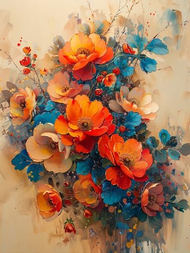 5D Diamond Painting Blume, Diamond Painting Erwachsene Pflanzen, DIY Basteln Erwachsene, Full Diamant Kunst Malerei Stickerei Kreuzstich Set, Zimmer Deko und Wanddekor, Als Geschenke 90x120cm 5-1281 5D Diamond Painting Blume, Diamond Painting Erwachsene Pflanzen, DIY Basteln Erwachsene, Full Diamant Kunst Malerei Stickerei Kreuzstich Set, Zimmer Deko und Wanddekor, Als Geschenke 90x120cm 5-1281 von MAYUPEOU