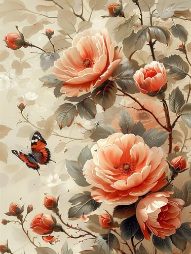 5D Diamond Painting Blume, Diamond Painting Erwachsene Schmetterling, DIY Basteln Erwachsene, Full Diamant Kunst Malerei Stickerei Kreuzstich Set, Zimmer Deko und Wanddekor, Geschenke 80X110cm Y-5216 5D Diamond Painting Blume, Diamond Painting Erwachsene Schmetterling, DIY Basteln Erwachsene, Full Diamant Kunst Malerei Stickerei Kreuzstich Set, Zimmer Deko und Wanddekor, Geschenke 80X110cm Y-5216 von MAYUPEOU