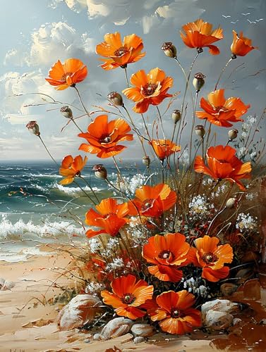 5D Diamond Painting Blume, Diamond Painting Erwachsene Strand, DIY Basteln Erwachsene, Full Diamant Kunst Malerei Stickerei Kreuzstich Set, Zimmer Deko und Wanddekor, Als Geschenke 100x130cm 2-4119 5D Diamond Painting Blume, Diamond Painting Erwachsene Strand, DIY Basteln Erwachsene, Full Diamant Kunst Malerei Stickerei Kreuzstich Set, Zimmer Deko und Wanddekor, Als Geschenke 100x130cm 2-4119 von MAYUPEOU