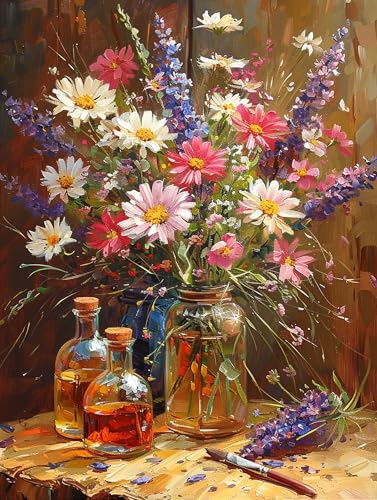 5D Diamond Painting Blume, Diamond Painting Erwachsene Vase, DIY Basteln Erwachsene, Full Diamant Kunst Malerei Stickerei Kreuzstich Set, Zimmer Deko und Wanddekor, Als Geschenke 60X80cm 1-3162 5D Diamond Painting Blume, Diamond Painting Erwachsene Vase, DIY Basteln Erwachsene, Full Diamant Kunst Malerei Stickerei Kreuzstich Set, Zimmer Deko und Wanddekor, Als Geschenke 60X80cm 1-3162 von MAYUPEOU