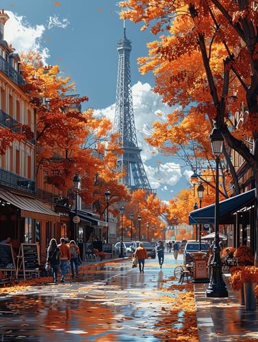 5D Diamond Painting Eiffelturm, Diamond Painting Erwachsene StraßE, DIY Basteln Erwachsene, Full Diamant Kunst Malerei Stickerei Kreuzstich Set, Zimmer Deko und Wanddekor, Geschenke 100x130cm 0-3096 5D Diamond Painting Eiffelturm, Diamond Painting Erwachsene StraßE, DIY Basteln Erwachsene, Full Diamant Kunst Malerei Stickerei Kreuzstich Set, Zimmer Deko und Wanddekor, Geschenke 100x130cm 0-3096 von MAYUPEOU