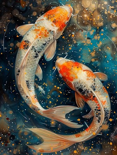 5D Diamond Painting Fisch, Diamond Painting Erwachsene Abstrakt, DIY Basteln Erwachsene, Full Diamant Kunst Malerei Stickerei Kreuzstich Set, Zimmer Deko und Wanddekor, Als Geschenke 50x65cm F-5345 5D Diamond Painting Fisch, Diamond Painting Erwachsene Abstrakt, DIY Basteln Erwachsene, Full Diamant Kunst Malerei Stickerei Kreuzstich Set, Zimmer Deko und Wanddekor, Als Geschenke 50x65cm F-5345 von MAYUPEOU