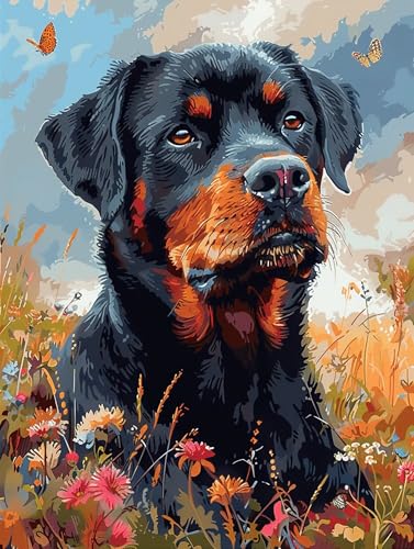 5D Diamond Painting Hund, Diamond Painting Erwachsene Blume, DIY Basteln Erwachsene, Full Diamant Kunst Malerei Stickerei Kreuzstich Set, Zimmer Deko und Wanddekor, Als Geschenke 60X80cm 7-6913 5D Diamond Painting Hund, Diamond Painting Erwachsene Blume, DIY Basteln Erwachsene, Full Diamant Kunst Malerei Stickerei Kreuzstich Set, Zimmer Deko und Wanddekor, Als Geschenke 60X80cm 7-6913 von MAYUPEOU