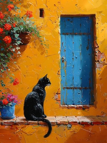 5D Diamond Painting Katze, Diamond Painting Erwachsene Tier, DIY Basteln Erwachsene, Full Diamant Kunst Malerei Stickerei Kreuzstich Set, Zimmer Deko und Wanddekor, Als Geschenke 50x65cm 1-5472 5D Diamond Painting Katze, Diamond Painting Erwachsene Tier, DIY Basteln Erwachsene, Full Diamant Kunst Malerei Stickerei Kreuzstich Set, Zimmer Deko und Wanddekor, Als Geschenke 50x65cm 1-5472 von MAYUPEOU