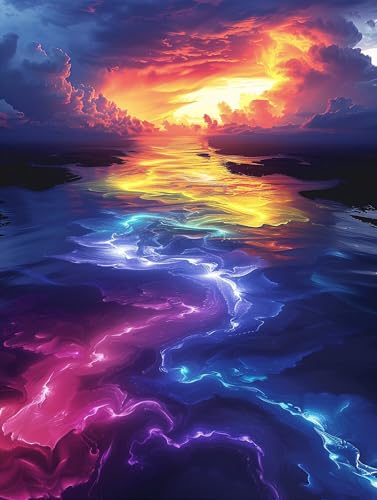 5D Diamond Painting Rivers, Diamond Painting Erwachsene Landschaft, DIY Basteln Erwachsene, Full Diamant Kunst Malerei Stickerei Kreuzstich Set, Zimmer Deko und Wanddekor, Als Geschenke 30x40cm P-8289 5D Diamond Painting Rivers, Diamond Painting Erwachsene Landschaft, DIY Basteln Erwachsene, Full Diamant Kunst Malerei Stickerei Kreuzstich Set, Zimmer Deko und Wanddekor, Als Geschenke 30x40cm P-8289 von MAYUPEOU