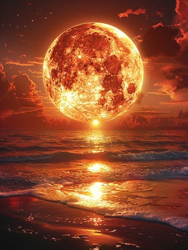 5D Diamond Painting Sonnenuntergang, Diamond Painting Erwachsene Strand, DIY Basteln Erwachsene, Full Diamant Kunst Malerei Stickerei Kreuzstich Set, Zimmer Deko und Wanddekor Geschenke 70x95cm A-9900 5D Diamond Painting Sonnenuntergang, Diamond Painting Erwachsene Strand, DIY Basteln Erwachsene, Full Diamant Kunst Malerei Stickerei Kreuzstich Set, Zimmer Deko und Wanddekor Geschenke 70x95cm A-9900 von MAYUPEOU