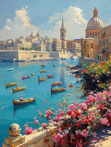 5D Diamond Painting Stadt, Diamond Painting Erwachsene Rivers, DIY Basteln Erwachsene, Full Diamant Kunst Malerei Stickerei Kreuzstich Set, Zimmer Deko und Wanddekor, Als Geschenke 80X110cm P-5389 5D Diamond Painting Stadt, Diamond Painting Erwachsene Rivers, DIY Basteln Erwachsene, Full Diamant Kunst Malerei Stickerei Kreuzstich Set, Zimmer Deko und Wanddekor, Als Geschenke 80X110cm P-5389 von MAYUPEOU