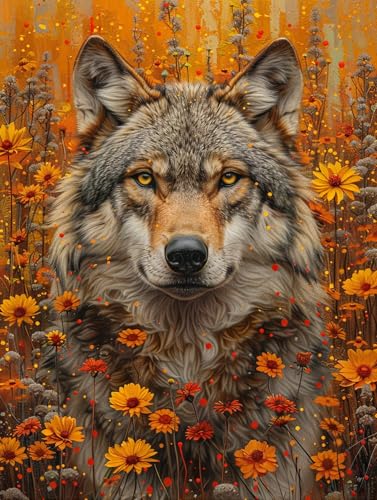 5D Diamond Painting Wolf, Diamond Painting Erwachsene Blume, DIY Basteln Erwachsene, Full Diamant Kunst Malerei Stickerei Kreuzstich Set, Zimmer Deko und Wanddekor, Als Geschenke 100x135cm 8-2658 5D Diamond Painting Wolf, Diamond Painting Erwachsene Blume, DIY Basteln Erwachsene, Full Diamant Kunst Malerei Stickerei Kreuzstich Set, Zimmer Deko und Wanddekor, Als Geschenke 100x135cm 8-2658 von MAYUPEOU