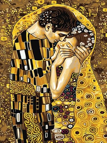 Diamant Painting Bilder Paar, Diamond Painting Erwachsene Romantisch, 5D DIY Full Drill Stickerei Kreuzstich Set, Mosaikherstellung Bastelset Erwachsene, für Deko Wohnzimmer Geschenke 30x40cm 4-2032 von MAYUPEOU