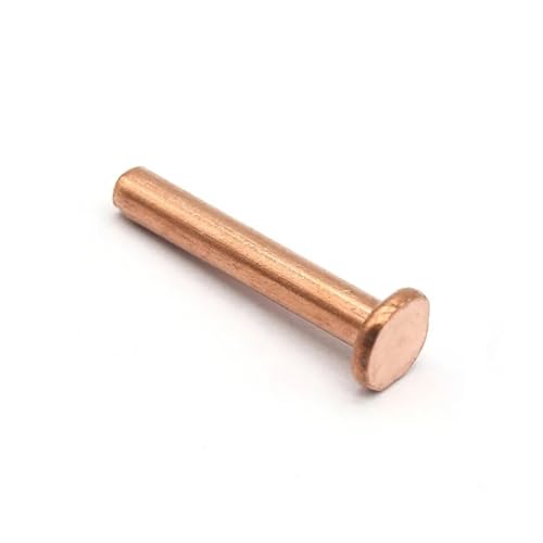 20 / 50Pcs Nieten Flachkopf Kupfernieten Massivkupfernieten(4mm,M4) von MAYyhem