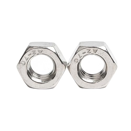 25 stücke Hexagon 304 Edelstahl Sechskantmuttern Metric M1.4 M1.6 M2 M2.5 M3 M4 M5 M6 Mutter(M1.4) von MAYyhem