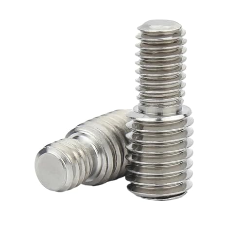 304 Edelstahl Ändern Gewinde Durchmesser Externe Gewinde Doppel Kopf Umwandlung Schraube Größe Bolzen(M5x10 - M8x10) von MAYyhem