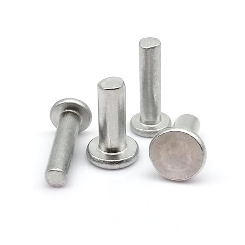 5/10/50 stücke Aluminium Flache Dünne Wafer Kopf Punch Selbst-plugging Solide Niet(12mm,M4) von MAYyhem