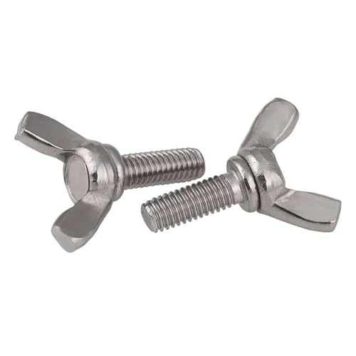 MAYyhem 10Pcs M3 M4 M5 M6 Festziehen Schrauben Bolzen Edelstahl Schraube(12mm,M4) von MAYyhem