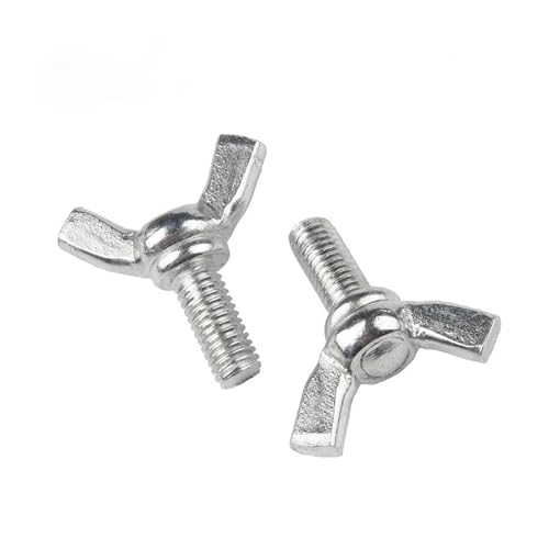 MAYyhem 2 Stück M4 M5 M6 M8 M10 316 Edelstahl Festziehschrauben(10mm,M6) von MAYyhem