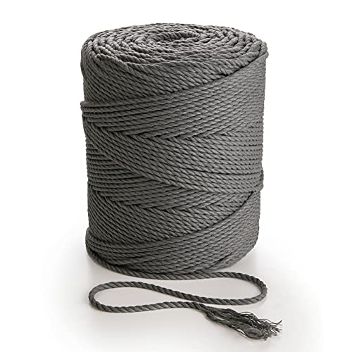 MB Cordas Macrame Kordel 3mm * 260 m - 3PLY gefärbtes Baumwollseil für Makramee Traumfänger, Wandbehang Feder, Pflanzenaufhänger und Geschenkverpackungen' MB Cordas Macrame Kordel 3mm * 260 m - 3PLY gefärbtes Baumwollseil für Makramee Traumfänger, Wandbehang Feder, Pflanzenaufhänger und Geschenkverpackungen' von MB Cordas