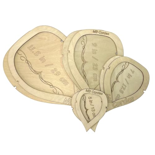MB Cordas Makramee-Schneideschablone für Blätter und Federn 4er-Set: 29,5cm, 23cm, 17,5cm, 13cm Wandaufhängungswerkzeug, einfache Möglichkeit, Federn zu schneiden, zum Weben, für Heimwerkerarbeiten MB Cordas Makramee-Schneideschablone für Blätter und Federn 4er-Set: 29,5cm, 23cm, 17,5cm, 13cm Wandaufhängungswerkzeug, einfache Möglichkeit, Federn zu schneiden, zum Weben, für Heimwerkerarbeiten von MB Cordas