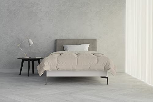 Italian Bed Linen MB Home Basic “Atlanta” Wintersteppdecke, Beige/Creme, 200x250 cm von Italian Bed Linen