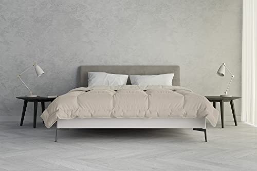 Italian Bed Linen MB Home Basic “Atlanta” Wintersteppdecke, Beige/Creme, 250x250 cm von Italian Bed Linen