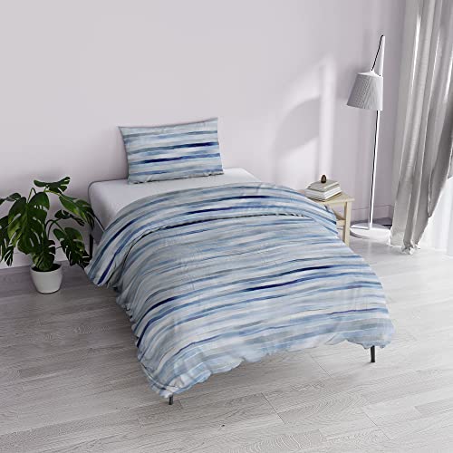Italian Bed Linen MB Home Basic “Dafne” Bettbezug-Set, Blair, Einzelbett von Italian Bed Linen