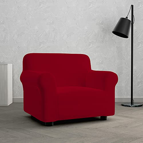 Italian Bed Linen Dehnbarer Sofa-Schonbezug Dahlia, Burgund, 1 Platz Italian Bed Linen Dehnbarer Sofa-Schonbezug Dahlia, Burgund, 1 Platz von Italian Bed Linen