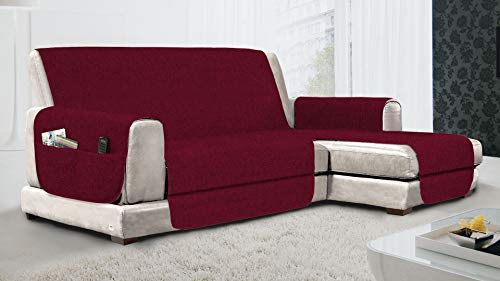 Italian Bed Linen MB Home Basic Sofabezug, rutschfest, Halbinsel, DX Relax, Bordeaux, 290 cm von Italian Bed Linen