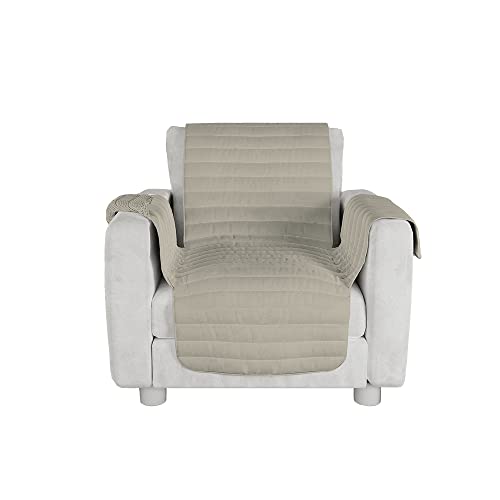 MB HOME Rutschfester Sofa Schonbezug Cozy, Creme, Sitzfläche von Italian Bed Linen